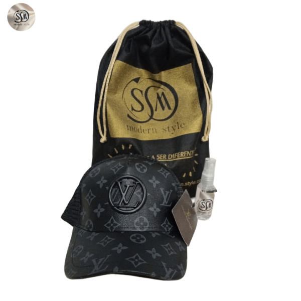 Gorra Louis Vuitton Monogram Black - Image 3
